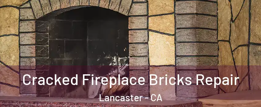Cracked Fireplace Bricks Repair Lancaster - CA