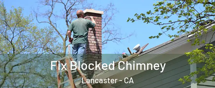 Fix Blocked Chimney Lancaster - CA