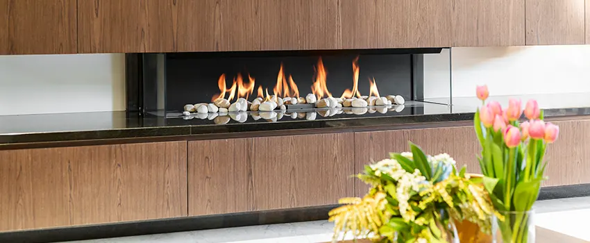 Double-height Fireplace Design Refurbishment in Lancaster, California