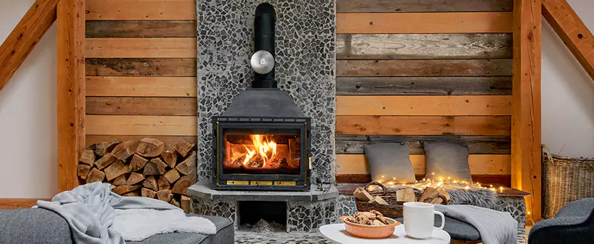 Thelin Hearth Products Direct Vent Gas Stove Fireplace Inspection in Lancaster, California